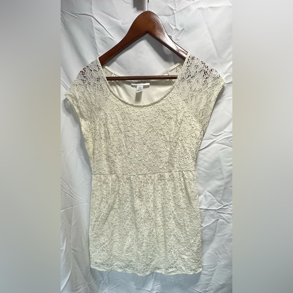 Maternity Elegant Lace Top by Motherhood